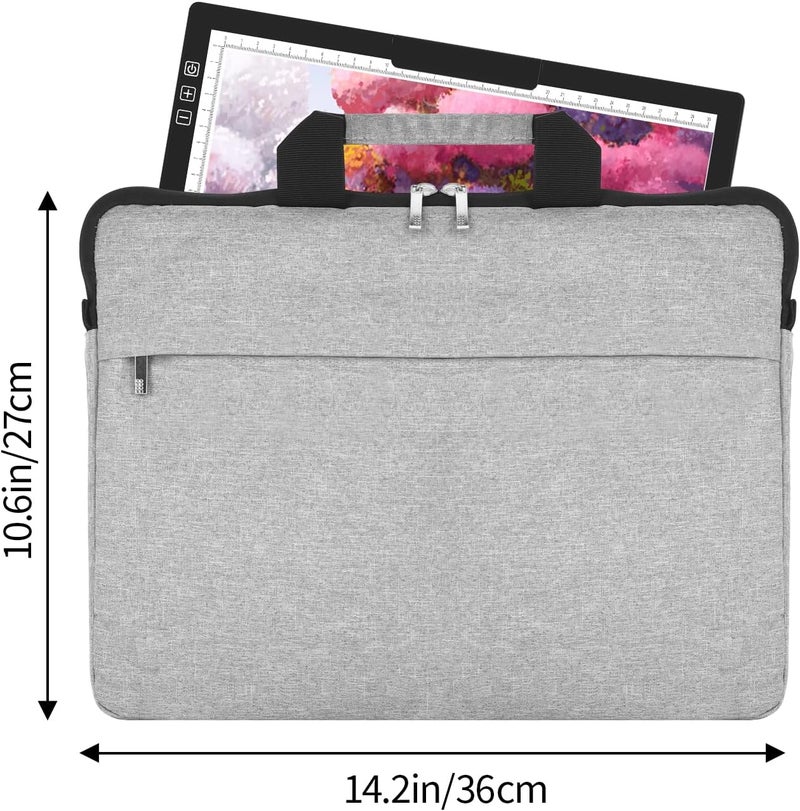 KEIWRLIGHT A4 Light Board for Tracing - Rechargeable Portable Light Pad Stepless Light 6 Levels Brightness, Lightbox for Tracing & Drawing Painting Sketching Artcraft Tracing Pad for Kid Adults W/Case - Image 2